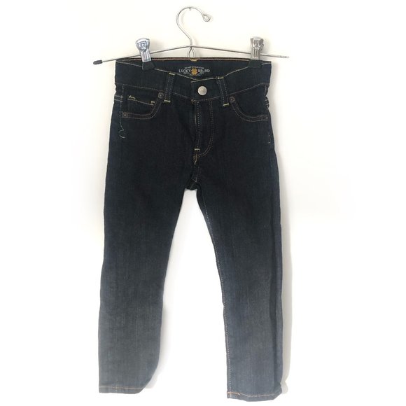 Lucky Brand Other - Lucky Brand Denim Blue Jeans Butterfly Embroidered 3T NWOT